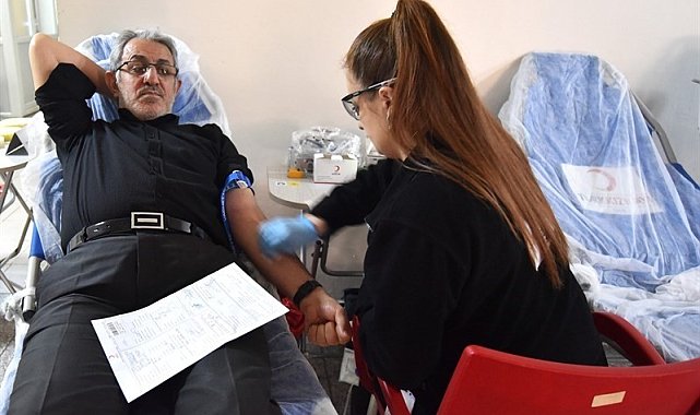 ESKİ personelinden kan bağışı