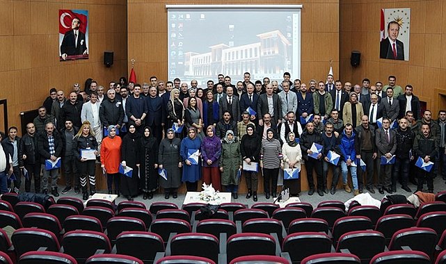 ETÜ'de 5. ve 10. yılını tamamlayan personellere teşekkür belgesi verildi