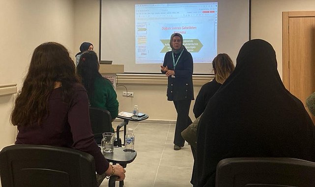Gebelere özel eğitim düzenlendi