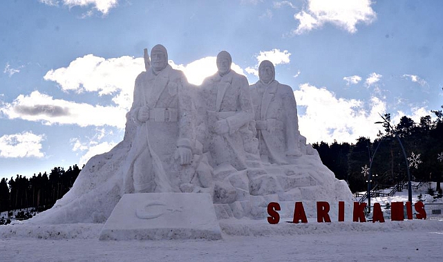 Kardan heykeller açılışa hazır