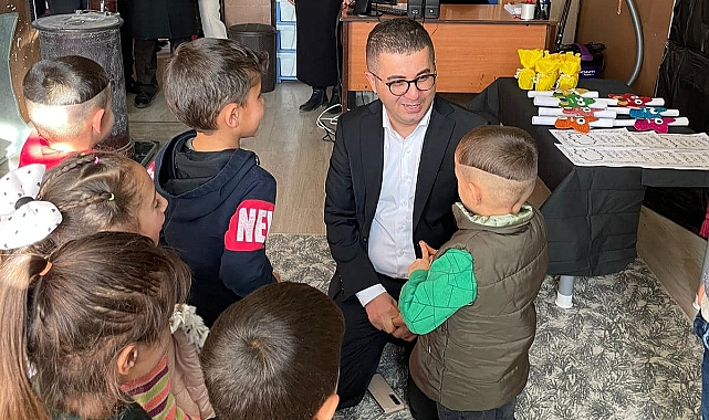 Kaymakam Daştan miniklerin sevincine ortak oldu