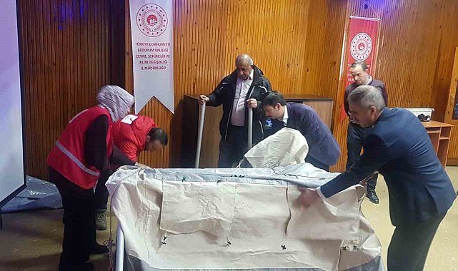 Kızılay'dan çadır kurma eğitimi