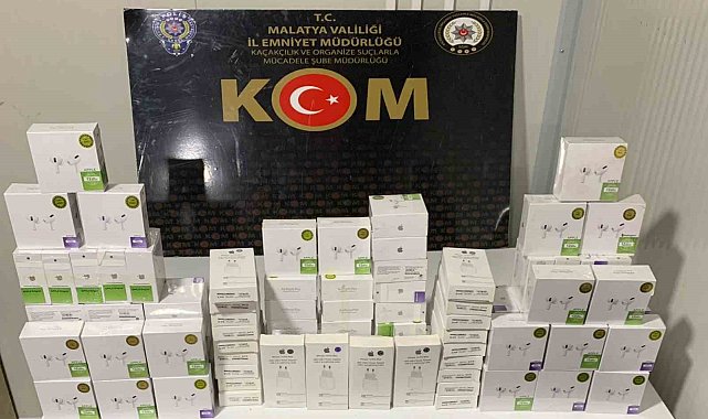Malatya'da kaçakçılık operasyonu