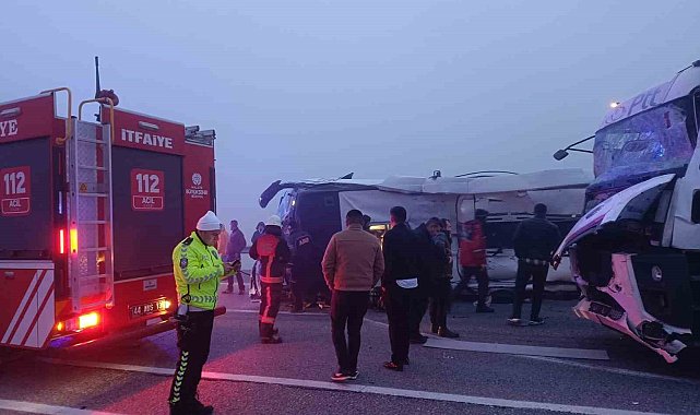 Malatya'da yolcu otobüsü devrildi: 4 ölü, 36 yaralı