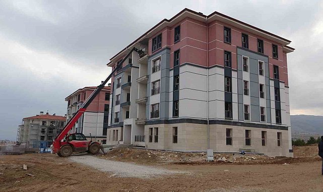 Malatya'daki deprem konutlarında sona doğru