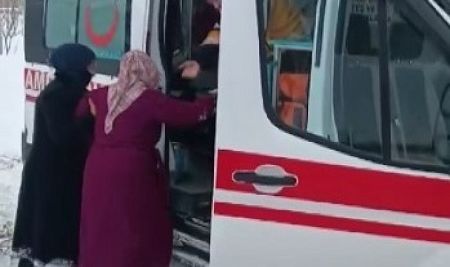 Muradiye'de hasta kurtarma operasyonu