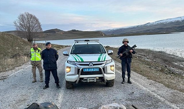 Muş'ta kaçak avlanan 2 kişiye 17 bin 836 lira idari para cezası uygulandı