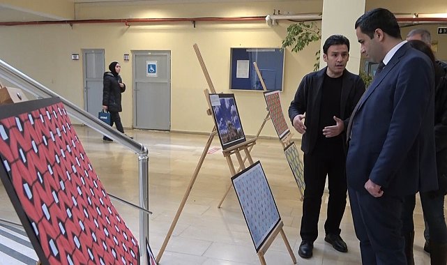 Muş'ta "İslami Geometrik Süslemeler" sergisi açıldı