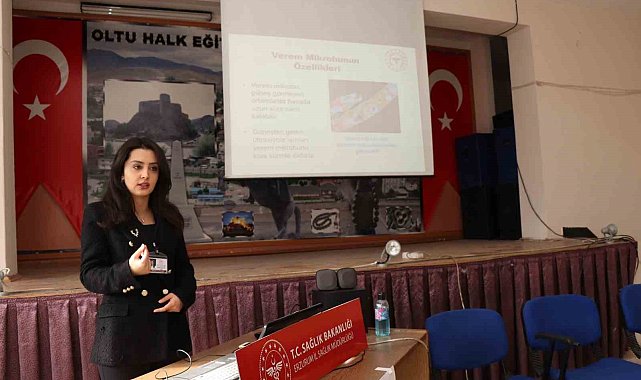 Oltu'da verem haftasında bilgilendirme eğitimi