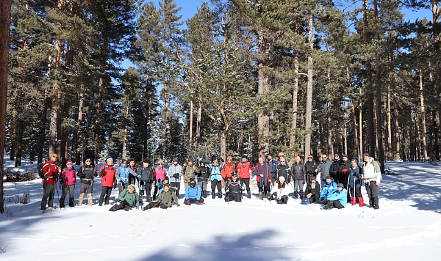 Sarıkamış'ın ormanlarında şehitlere saygı yürüyüşü 