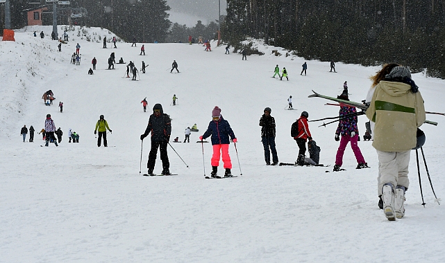 Sarıkamış Kayak Merkezi’nde sömestir yoğunluğu