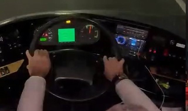 Şoför rahatsızlanınca koltuğa kulüp başkanı geçti