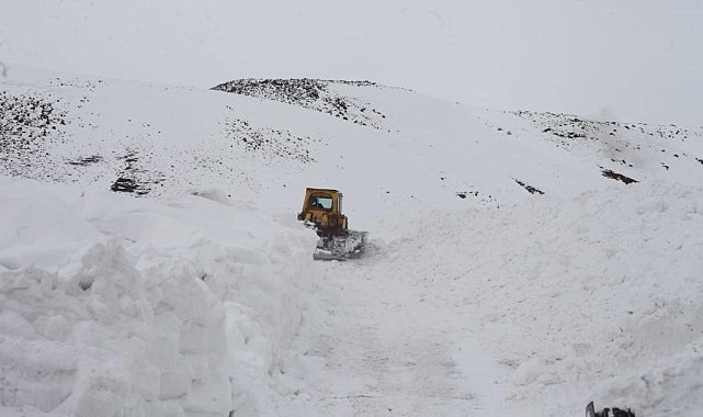 Tatvan'da 25 köy yolu ulaşıma kapandı