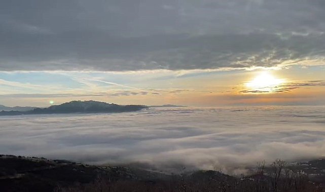 Tunceli'nin puslu hali görenleri hayran bıraktı