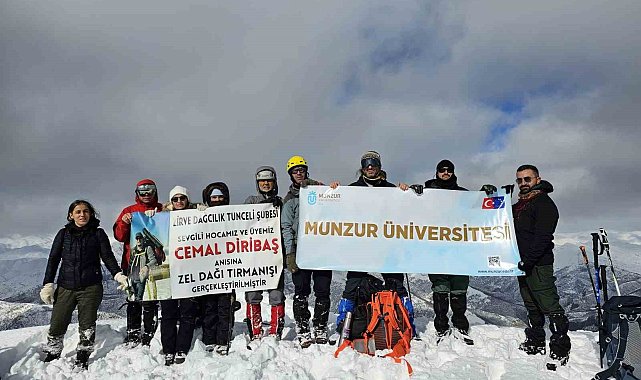 Tuncelili akademisyen anısına tırmanış