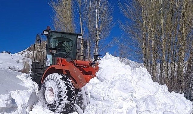 Tuşba Belediyesi'nden karla mücadele çalışması