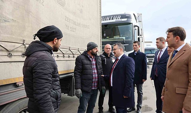 Vali Turan, Dilucu Gümrük Kapısı'nda incelemelerde bulundu