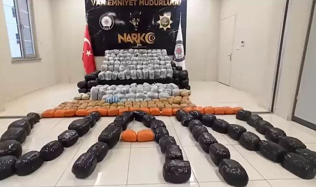Van'da bir yılda tonlarca uyuşturucu ele geçirildi