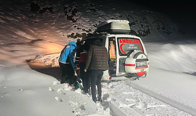 Yüksekova'da hipertansiyon hastası kadın 4 saatlik çalışma sonucu kurtarıldı