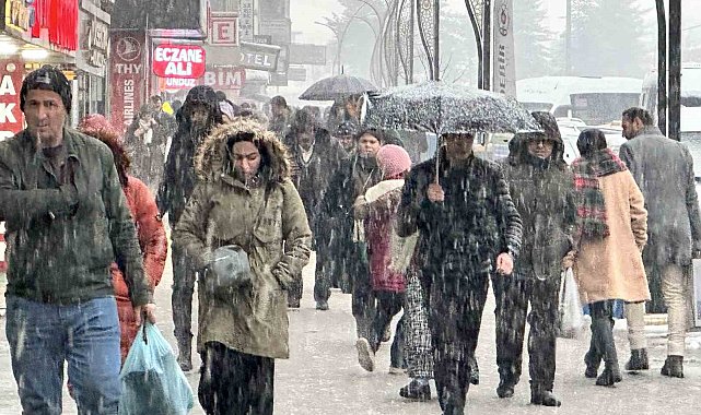 Yüksekova'da kar yağışı