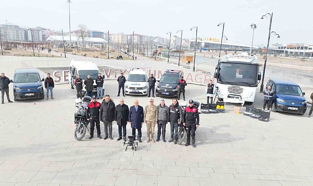 Ağrı'da yeni emniyet araçları tanıtıldı