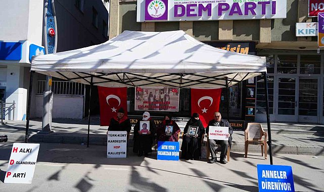 Ailelerin evlat nöbeti devam ediyor