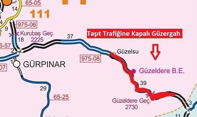 Çığ riski nedeniyle Van-Hakkari karayolu ulaşıma kapatıldı