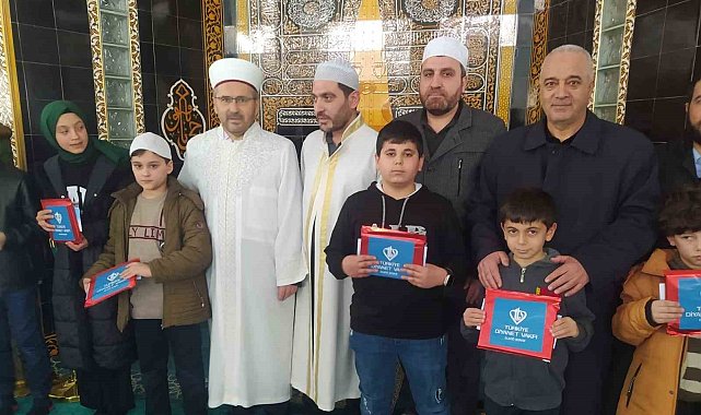 Elazığ'da 'Camiyi Seviyoruz, Namazla Buluşuyoruz' projesi sona erdi