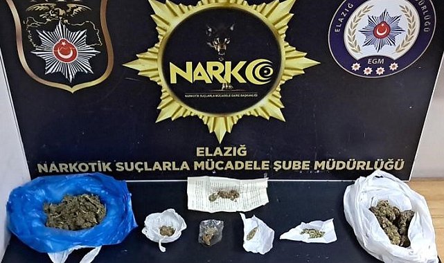 Elazığ'da uyuşturucu taciri 1 kişi tutuklandı