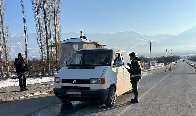 Erzincan'da asayiş uygulaması
