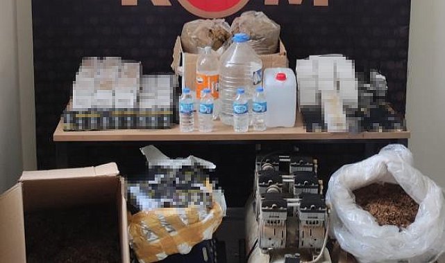 Erzurum&#039;da makaron operasyonu