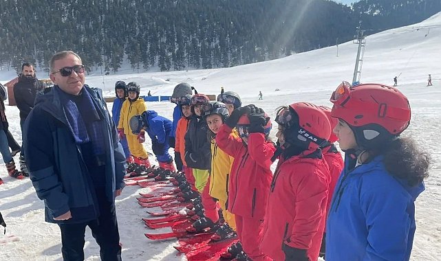 Geleceğin kayakçıları Kars'ta yetişiyor