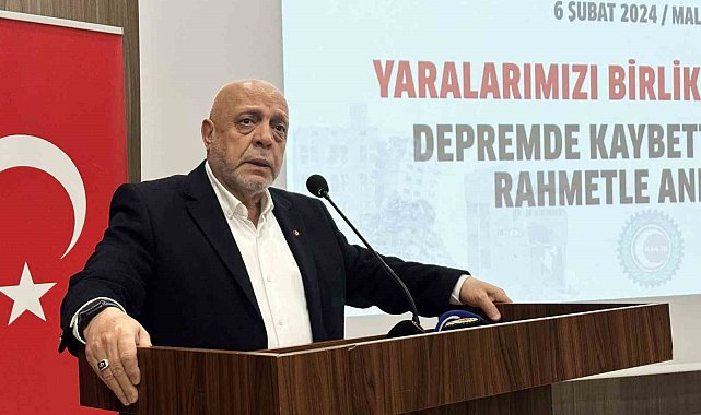 Hak-İş Genel Başkanı Arslan: "Deprem bölgesindeki 11 ilin coğrafi sınırları Avrupa'daki pek çok ülkeden çok daha fazla"