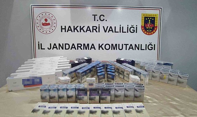 Hakkari'de kaçakçılık operasyonu