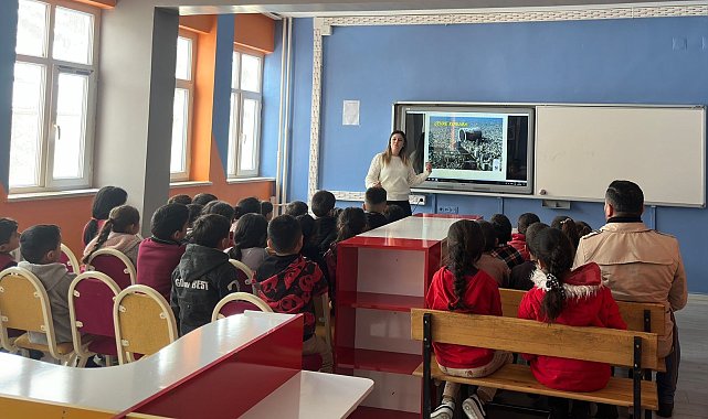 Hakkari'de öğrencilere çevre eğitimi