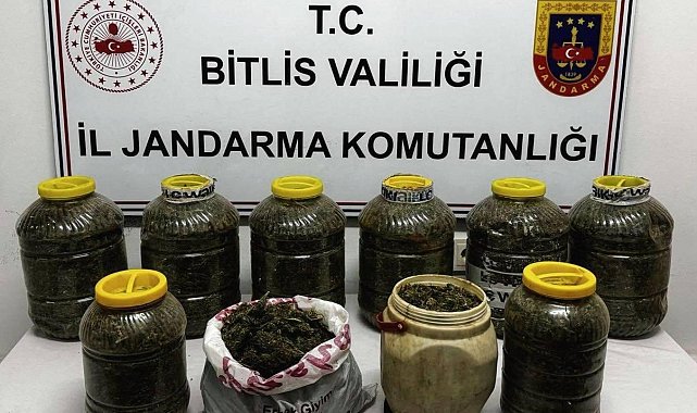 Hizan'da 11 kilo 450 gram skunk maddesi ele geçirildi