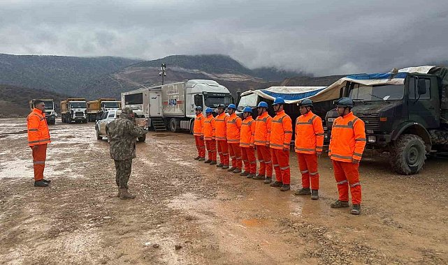 İliç'te 3. Ordu Komutanlığı arama-kurtarma timleri denetlendi