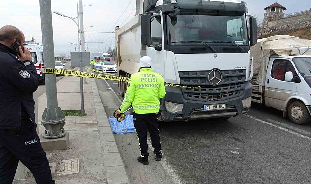 Malatya'da kamyonun çarptığı yaya hayatını kaybetti