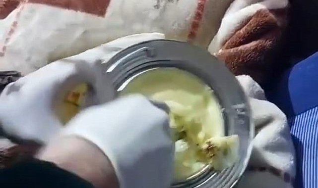 Margarin kutusundan uyuşturucu çıktı