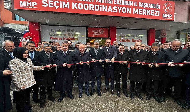 MHP seçim koordinasyon merkezi açıldı