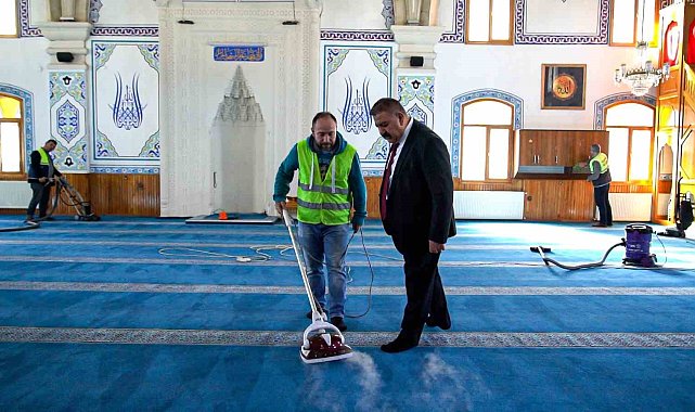 Palandöken'de camiler Ramazan ayına hazır