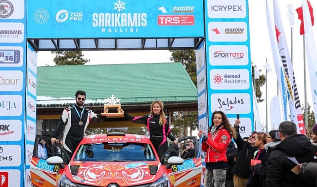 Sarıkamış rallisinde kadın pilot ilk 10'a girdi
