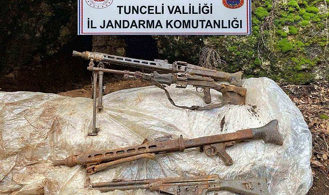 Tunceli'de çok sayıda mühimmat ve yaşam malzemesi ele geçirildi