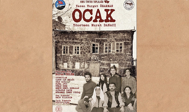 Turgut Özakman'ın "Ocak" oyunu Kars'ta sahneleniyor