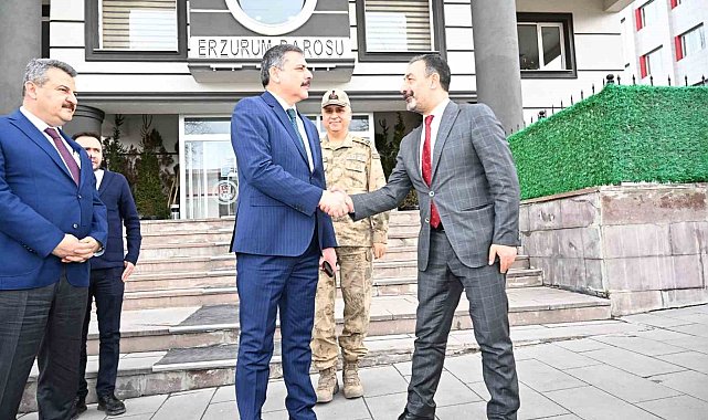 Vali Çiftçi'den Erzurum Barosu'na iade-i ziyaret