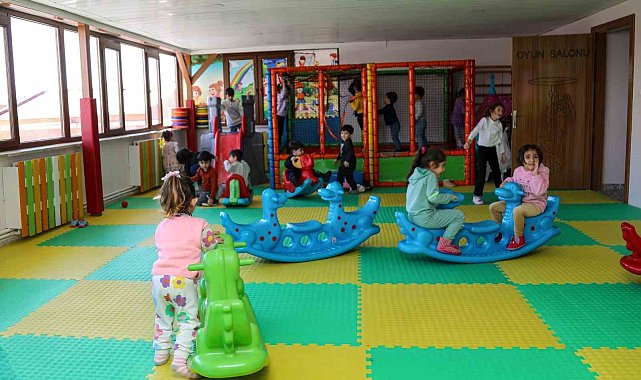 Van Büyükşehir Belediyesi Kreşinde çocuklar daha mutlu