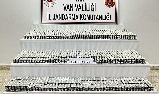 Van'da 32 bin 764 adet sentetik ecza ele geçirildi