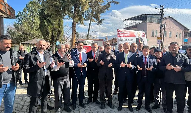 YRP'li Yıldırım, seçim gezilerini sürdürüyor.