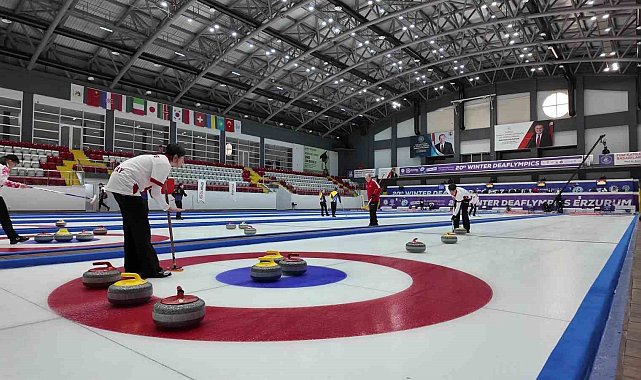 2023 Kış Deaflympics'te futsal ve curling heyecanı devam etti