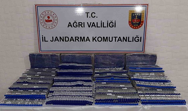 Ağrı'da tıbbi ilaç kaçakçılarına 27 milyonluk darbe